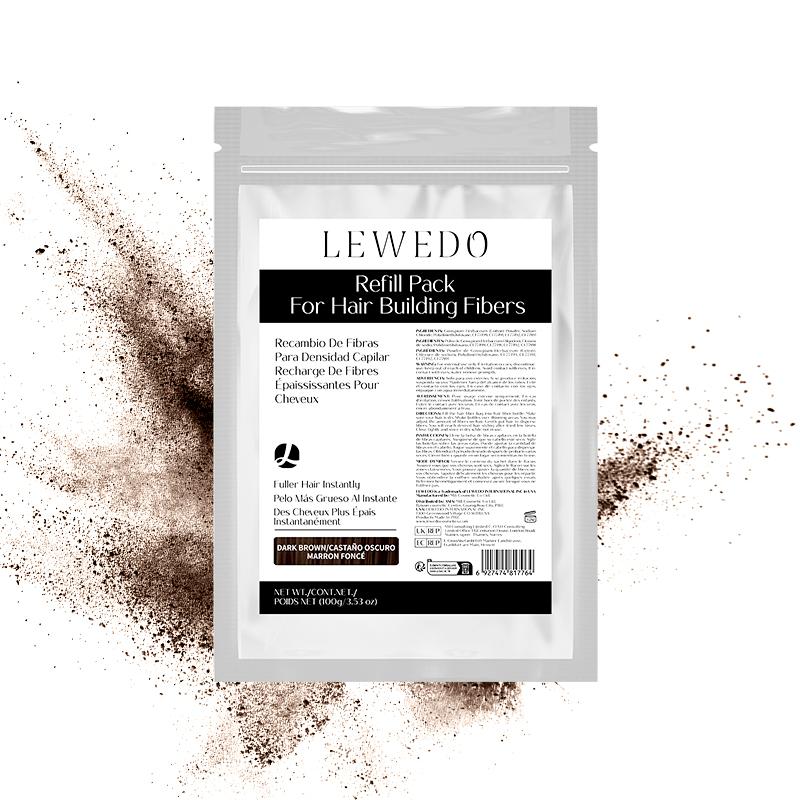 100g Queda de Cabelo Construção Fibras Capilares Misturador Camuflagem Modelagem Fibra Pós Capilares Raleamento Queratina Extensão de Cílios Preto