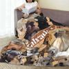 Labrador Retriever Hund Warme Decken Picknick Plüsch Überwurfdecke Flauschig Heimdeko Flanell Tagesdecke Sofa Bettdecke