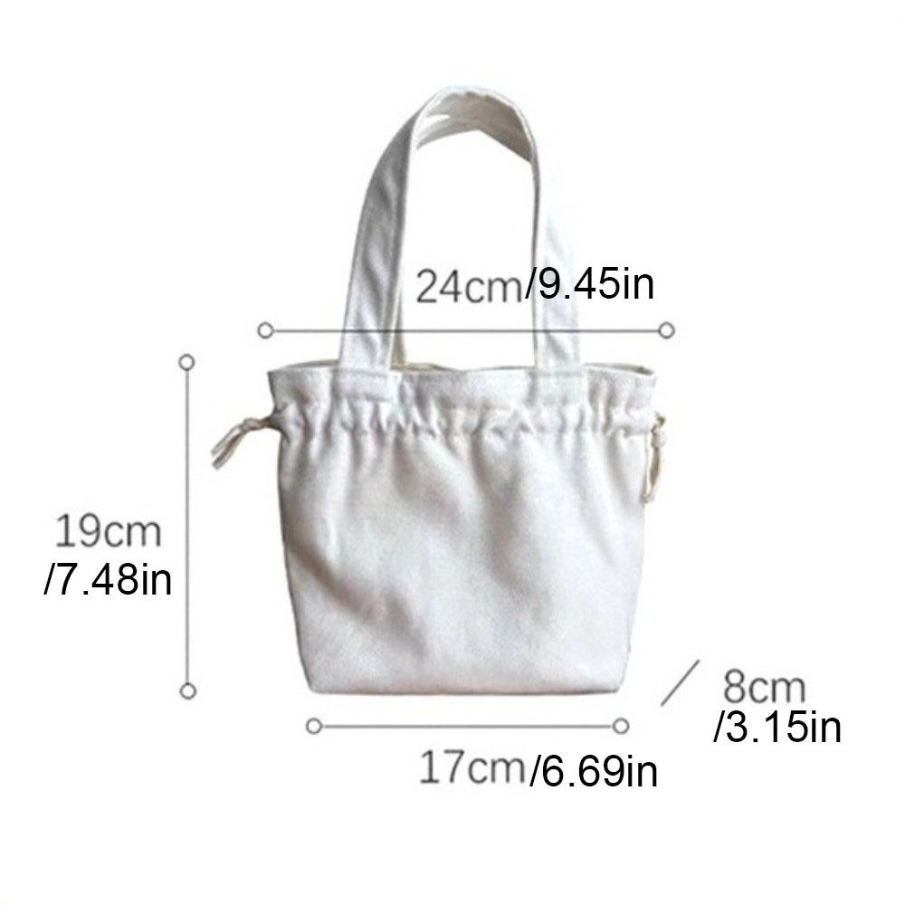 Solid Color Drawstring Storage Bag Large Capacity Portable Toiletry Bag Fashion Cosmetic Bag  Women