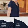 Semir Women's Short Sleeve Ruffled Fake Two-Piece Polo T-Shirt