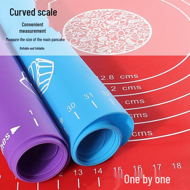 Extra Thick Large Silicone Kneading Mat - High Temp Resistant Baking & Cutting Board