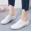 Women's Spring and Autumn Work and Student Non-slip White Shoes Casual Round Toe Flat Shoes for Women