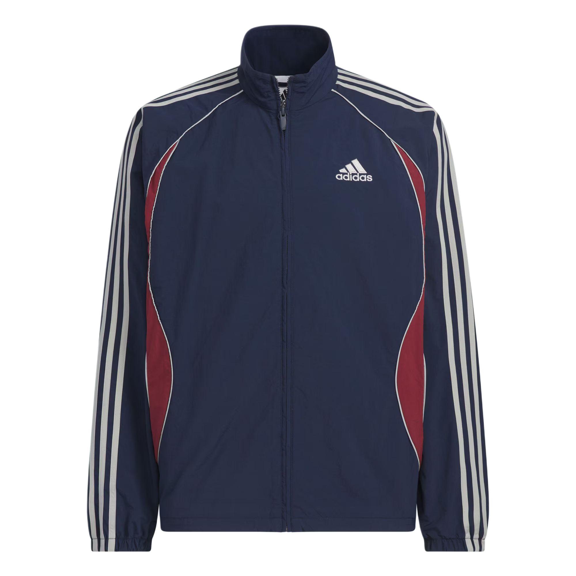 

Adidas Ss25 Teamgeist Спортивная Куртка Свободного Кроя Со Стойкой Воротником И Длинными Рукавами Мужские Куртки KE5847 M