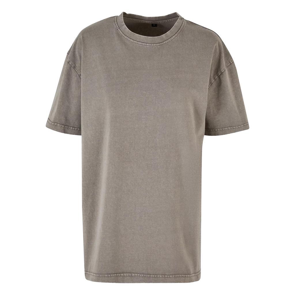 Build Your Brand Womens/Ladies Acid Wash Oversized T-Shirt