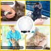 Cat Muzzle Helmet Cat Mouth Cover Helmet Pet Grooming Muzzle Kitten Adjustable Hood Transparent Breathable Dog Face Mask Grooming Mask for Dog Pet