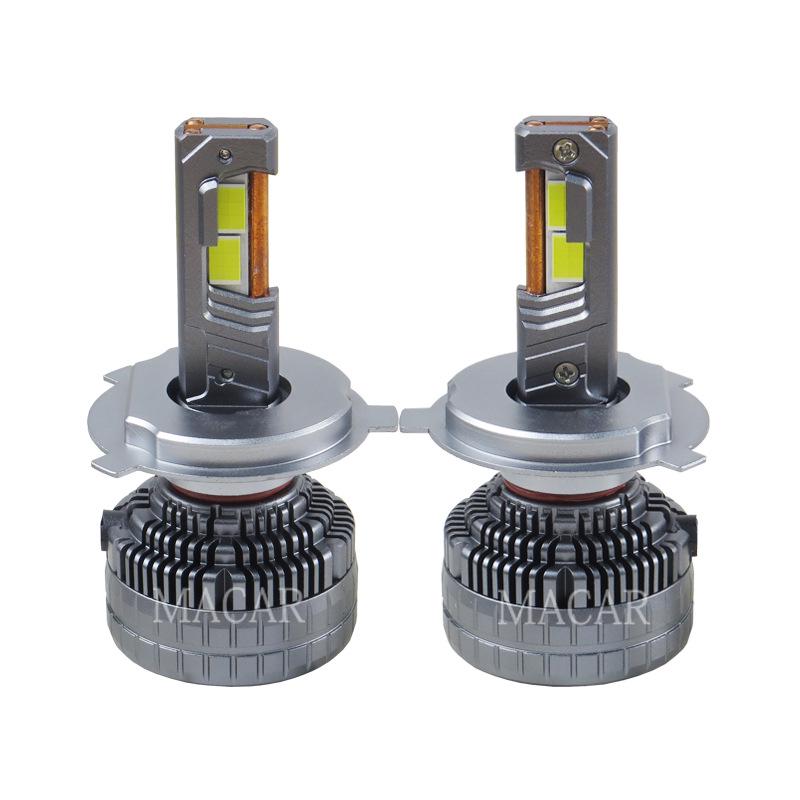 High-Power Dual Copper Tube LED Car Headlight: Bright Spotlight, Fog Light, High/Low Beam