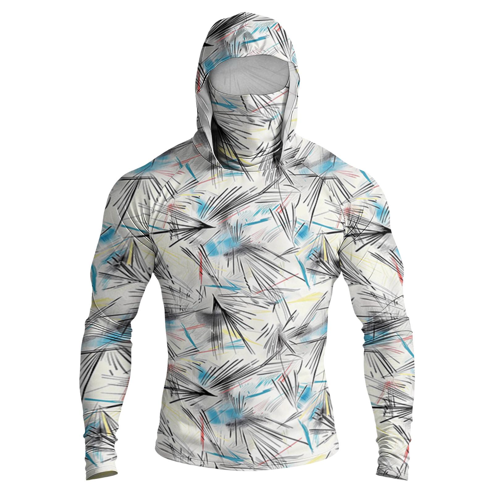 

Men s Casual Drop-Shoulder Hooded Long-Sleeve Shirt S