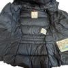 Moncler Short Nylon AVOCE Down Jacket Navy Nylon Used