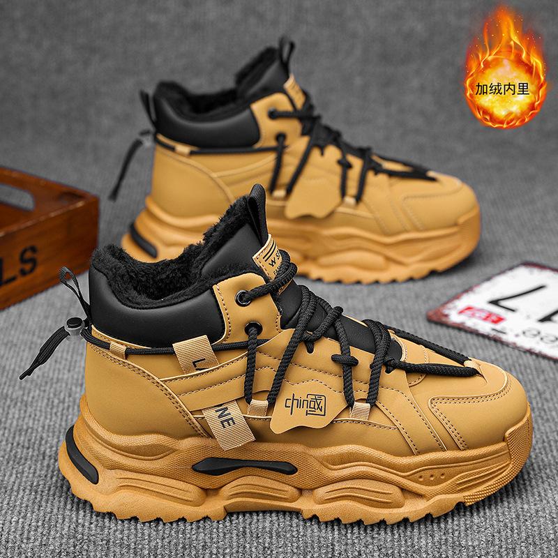 Shoes New winter outdoor sports and leisure youth cold-proof warm velvet boots