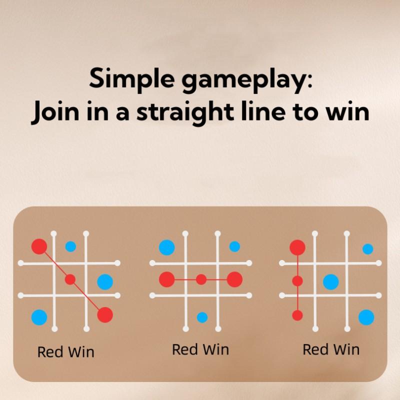 Tic Tac Toe Game Children Tictactoe Boy Intelligence Parent-child Interaction Fun Game Matryoshka Doll Party Board Game