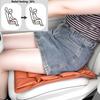 Car Seat Cushion Breathable Nappa Leather with Cloud Honeycomb Pressure-Reducing Comfort Design for All-Season Fit Multiple Colors