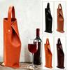 Portable Wine Bottles Tote Snap-On Single Champagne Bottle Handbag Wine Packaging Bag  Gift Giving
