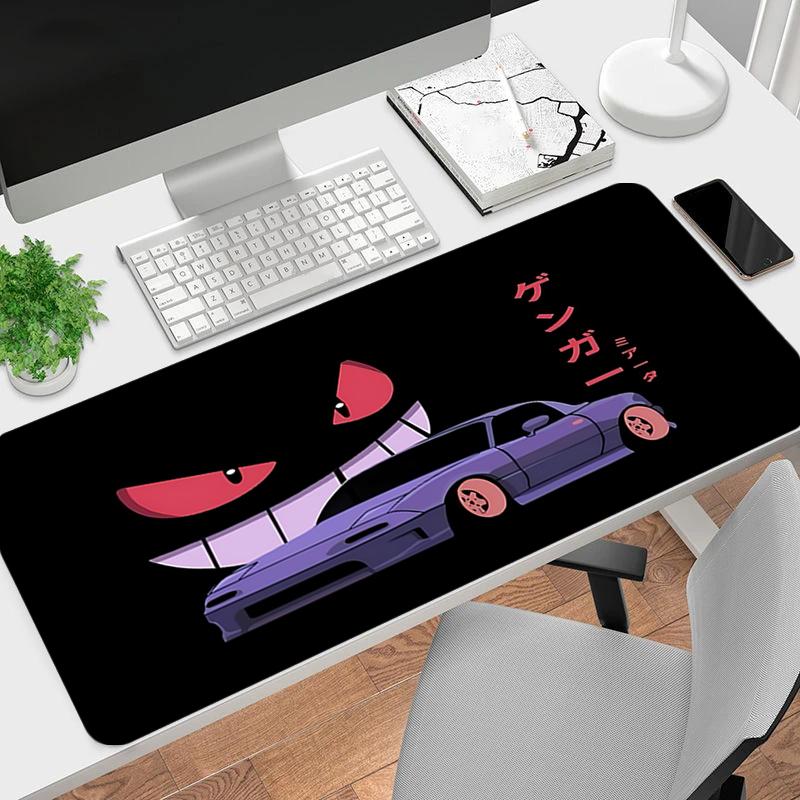 1Pc Car Shadows Gaming Mouse Pad Keyboard Desk Mat Non-slip Rubber Lock Edge Waterproof Computer Mousepad for Office Home Decor Ey153