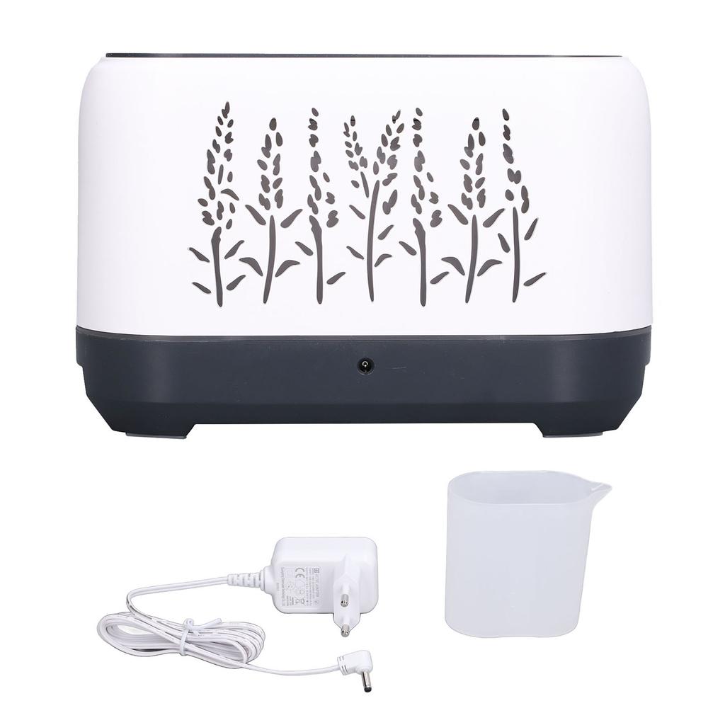 Luftfukter 200ml Hvit Hul Flamme Ultrasonisk Atomisering Stille Aromaspreder Luftfukter