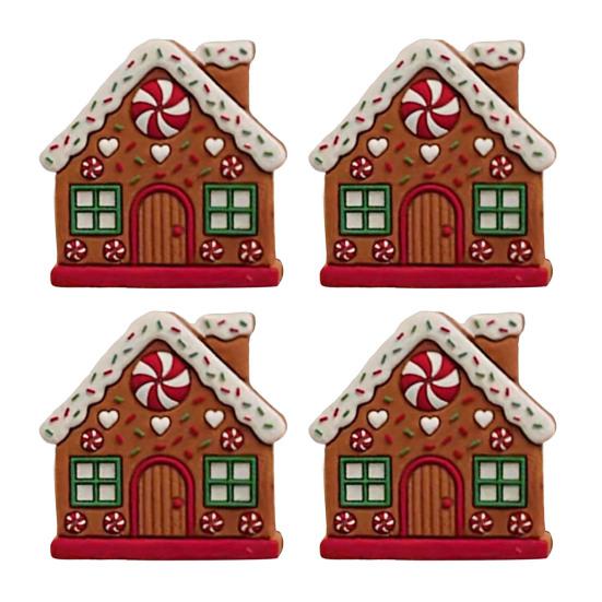 Skull Cabinet Knob Covers Halloween Decor Pull Handle Gingerbread House Drawer Knob Covers for Dresser Closets Wardrobes Bookcases Decoration