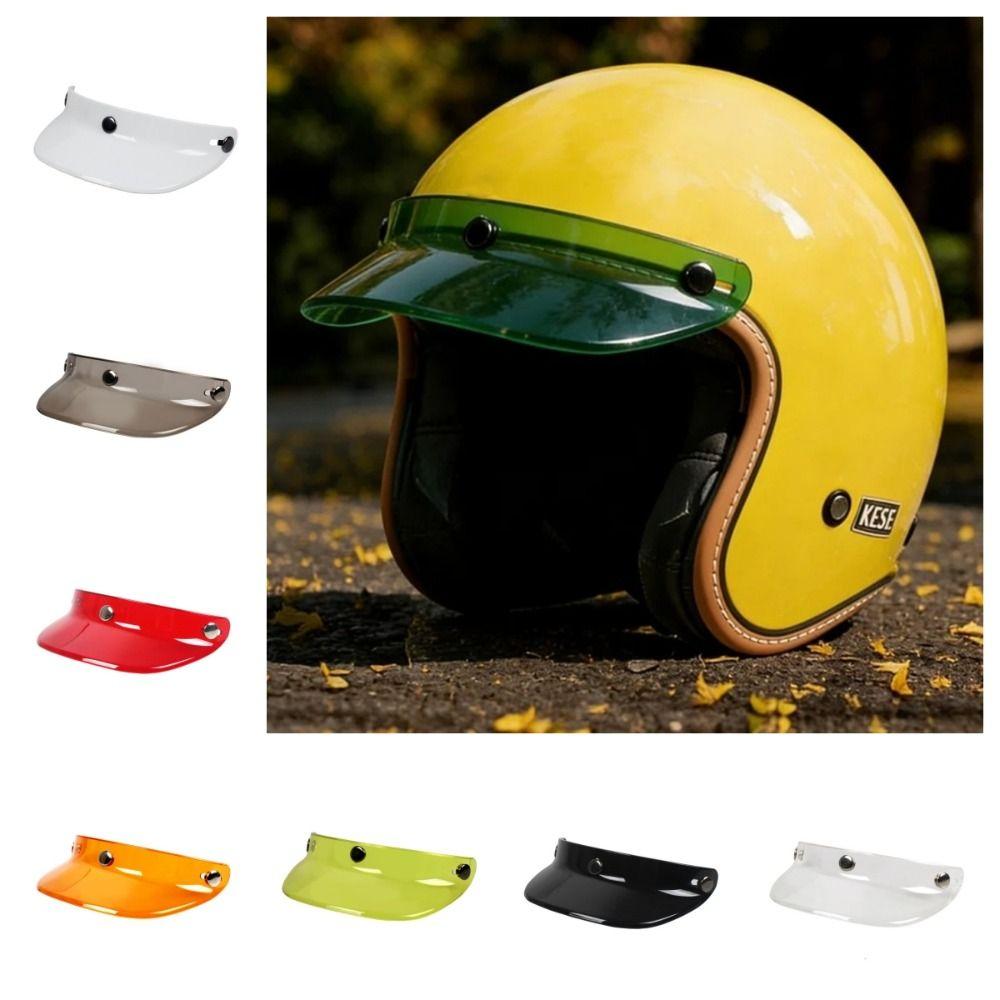 3 Druckknopf-Helmzubehör Universell passend Jethelm-Visier Rollerhelm