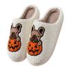 Halloween Home Slippers For Women Men Soft Plush Fuzzy Winter Holiday Slippers Slippers Comfy Hand Knit Slippers for Women