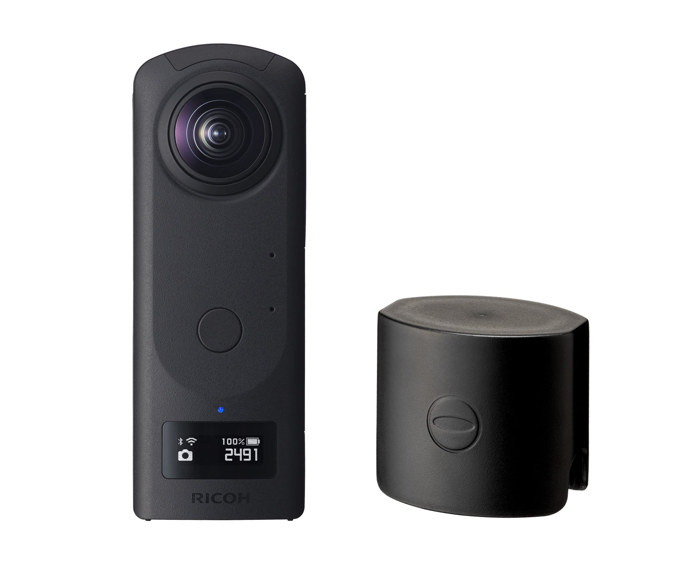 

Камера RICOH THETA Z1 51 ГБ на 360 градусів + набір кришки об’єктива RICOH TL-2 [Захист об’єктива] [Мобільність] [Прикріпіть до нижньої частини для простої підставки для фотографій]