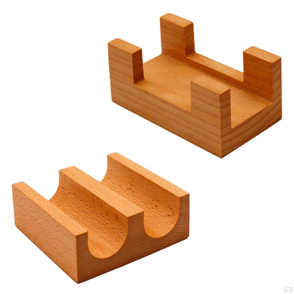 Wood Sushi Holder Serving Board Decoration Food Display Japanese Taco Stand for