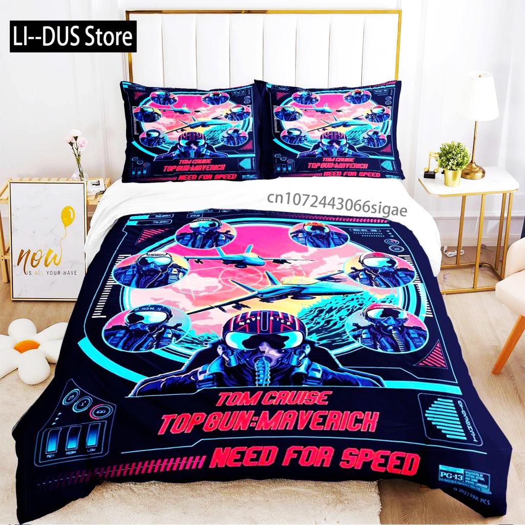 2024 3D Kawaii Duvet Cover Boys Bedding Set Single/Double/Queen/King Duvet Cover Bed Set Quilt Cover Pillowcase