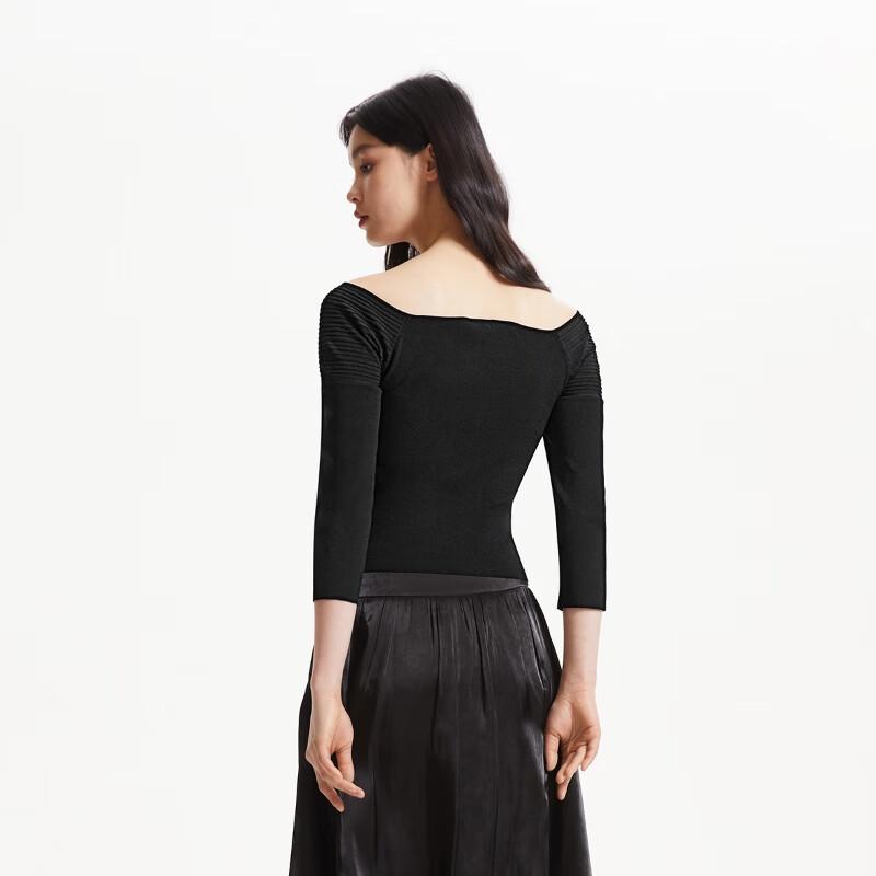 Vero Moda Women's Elegant Wide Neck Knit Top