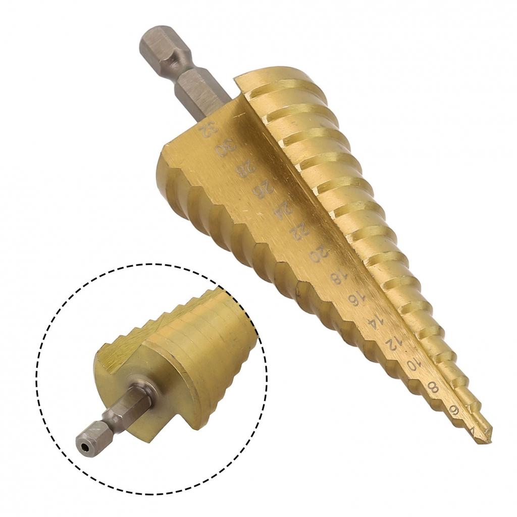 Stufenbohrer Ausrüstung HSS Schnellarbeitsstahl Loch