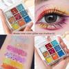 61-Piece Student Performance Stage Makeup Special Eyeshadow Palette with Glitter and Sparkle, Non-Toxic Makeup for Stage Performances