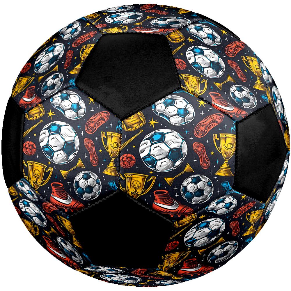 Pallone da Calcio Tema Calcio Taglia 5, Adatto Sia per Partite Indoor che Outdoor, un Regalo Adatto a Tutti.