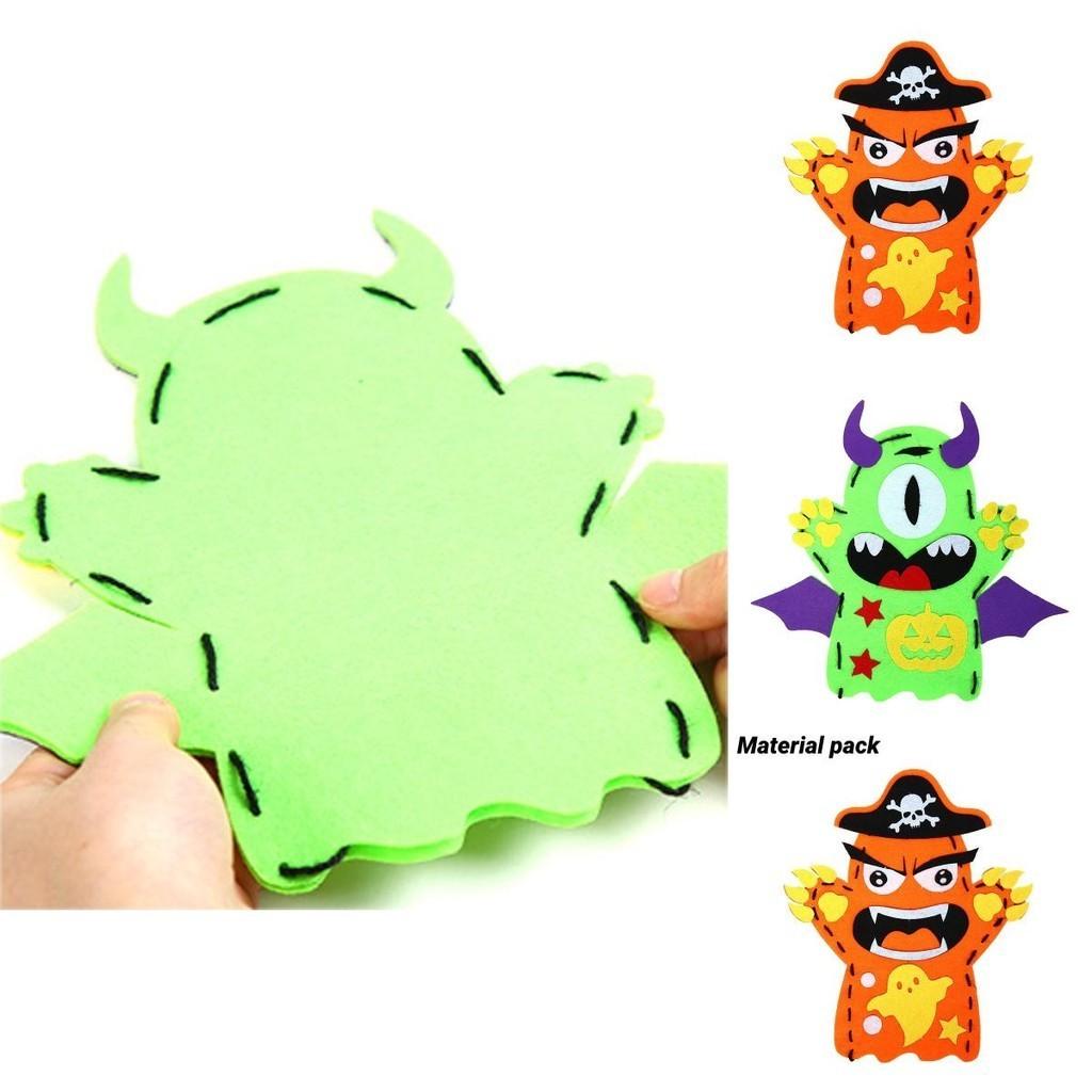 Halloween Puppet Gift For Kids Handmade Diy Material Pack For Kindergarten Dress Up Props