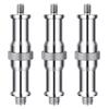 NEEWER Universal To Metal Male Converter Thread Adapter Spigot Stud for Light Hot Cold Shoe Ball Wireless Flash and Triggers ST22 3-Pack 1/4" 3/8"