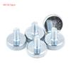 M5 Zinc Plated Carbon Steel Flat Knurled Head   Thumb Screws (M5*8; 5pcs)