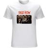 ESSERYRFG Men's Skid Row Band Group Photo Black Men T-Shirts White