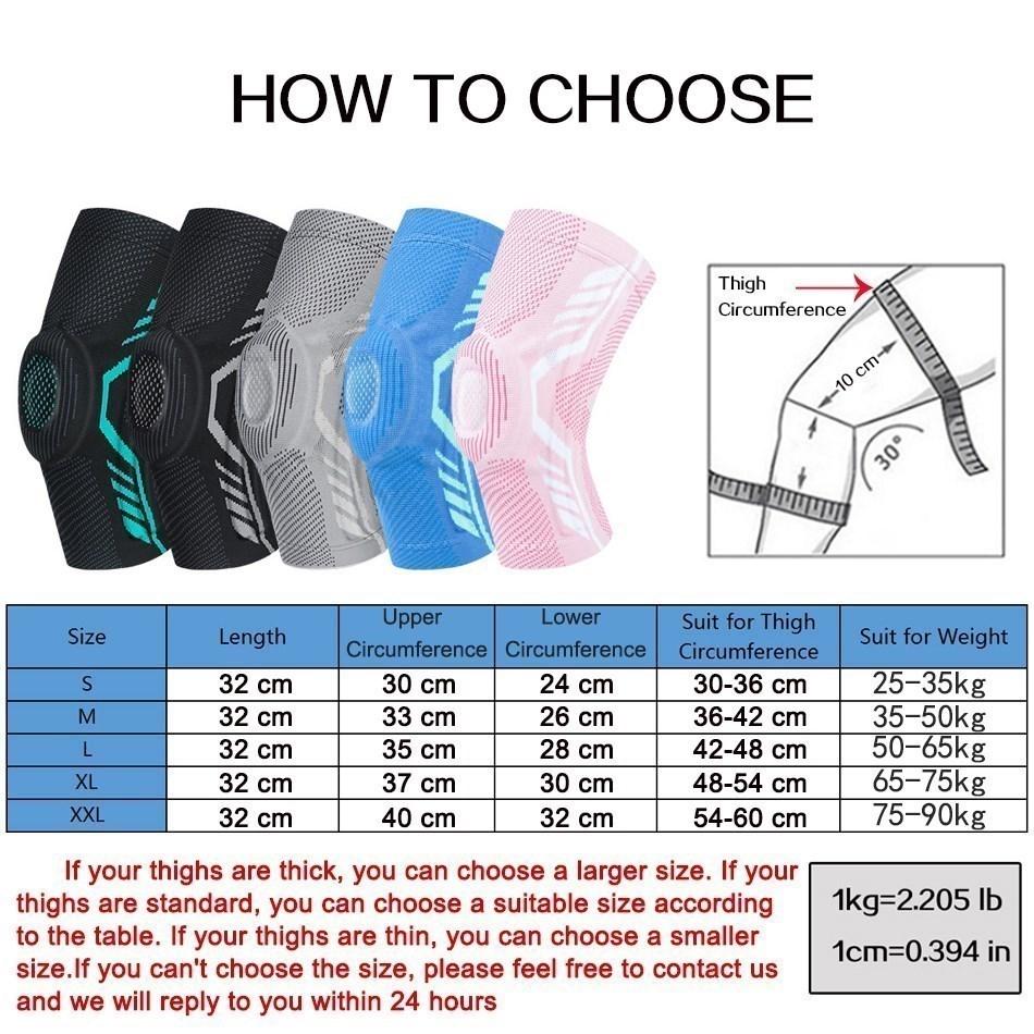 2 Pezzi Ginocchiere da Basket Imbottite in Silicone Ginocchiera Rotulea per Supporto Articolare Protettore Fitness Manica a Compressione Alta Qualità Pratica per Uso Quotidiano