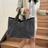 Denim travel bag women's short-distance tote bag travel tote bag large capacity light shoulder sports fitness bag