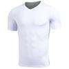 Men's Sports V Neck Short Sleeve T-shirt  Quick Dry Fitness Workout Training Tee Activewear