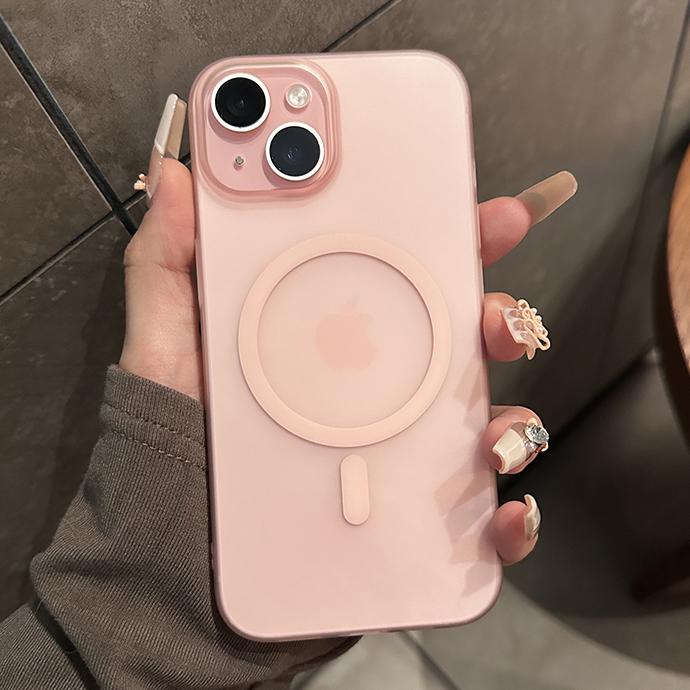 

Магнитный матовый бампер для чехла Magsafe для iPhone 16 15 14 Plus 13 12 11 Pro Max ультратонкий полупрозрачный ударопрочный жесткий чехол для ПК For iPhone 16