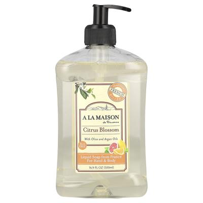 Hand & Body Liquid Soap, Citrus Petals, 16.9 Fl Oz (500 Ml)