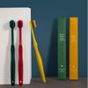 Compact Soft-Bristle Toothbrush for Adults - Ultra-Fine, Minimalist Design