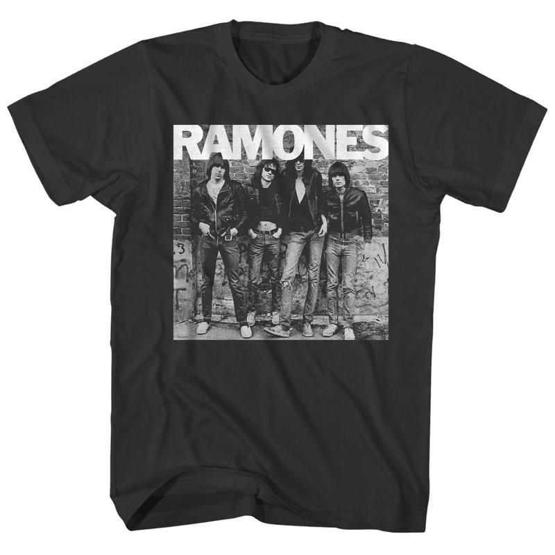 Ramones 1st Album Cover Unisex T-shirt Music Classic Rock Band Tee New Black XXL