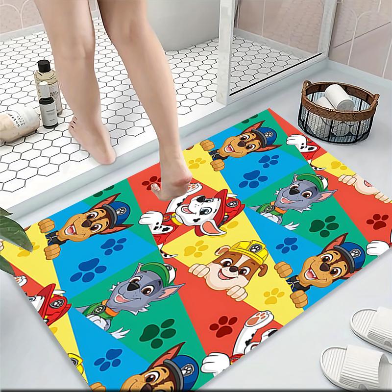 Paw Patrol Characters Carpet Rug Soft Washable Anti Slip Home Living Room Sofa Mats Personalized Christmas Rug