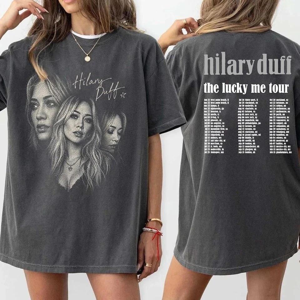 Hilary Duff Lucky Me 2026 Konzert T-Shirt Unisex Volle Größe