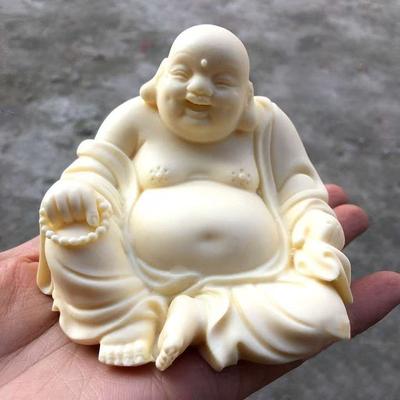 Großer Bauch Lachender Buddha Maitreya Statue - Heim Büro Auto Feng Shui Dekoration Zubehör - Charakter Zimmerdeko