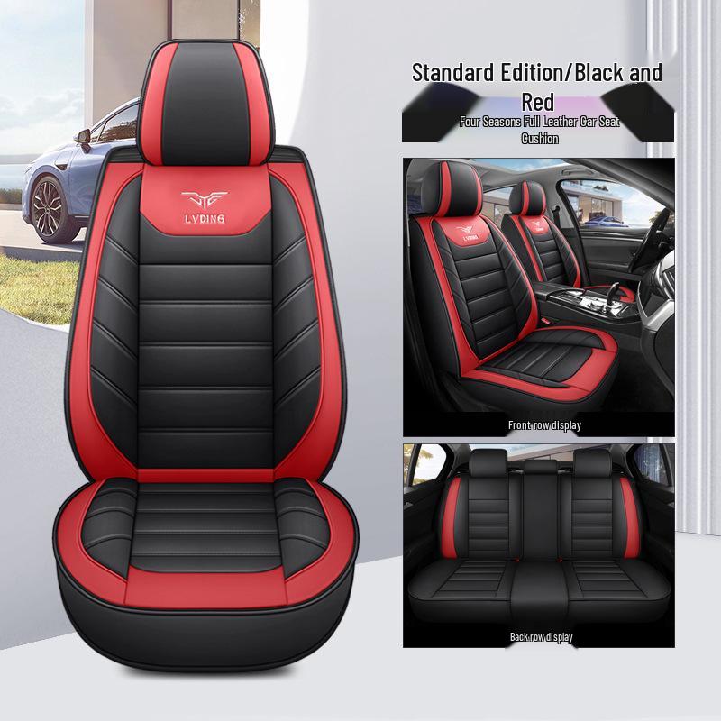 Universal Full Leather Car Seat Cushion Cover for All Seasons