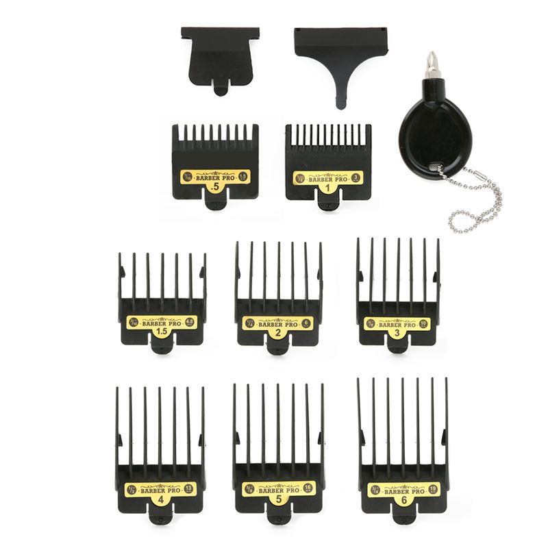 

M-Modern-Premium Clipper Guards For Babyliss Barberology FX825, FX870, FX880, And FX673 Clippers,Trimmer Replacement Guards чорний