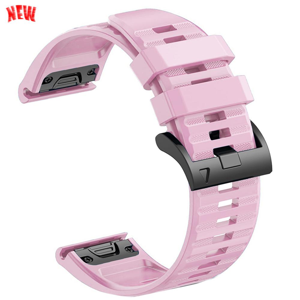 22mm 26mm Silicone QuickFit Sports Strap For Garmin Epix PRO Instinct 3 Quatix/DELTA/TACTIX/Fenix 6XPro 7 E 8pro 5XPlus Bracelet