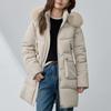 Sleeves Detachable Fashion Woman Long Parkas Winter Coats Hooded Faux Fur Collar Thick Warm Outerwears Women's Jackets