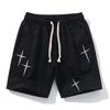 Fashion Summer Shorts for Men Clothes Embroidery Loose Elastic Waist Casual Beach Shorts
