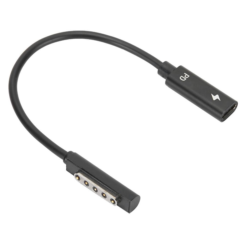 Fast Charging Type C PD Charging Cable Fast Transmission Charging Adapter Cable for for Microsoft Surface 1/2 / RT Tablet