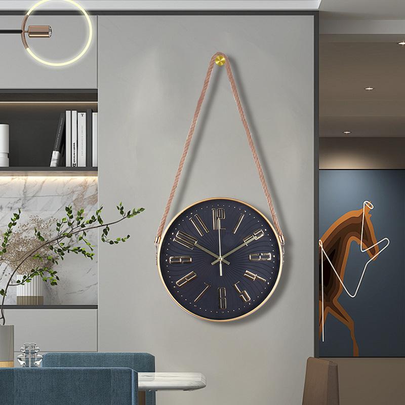 Clocks, Living Room, Silent Wall Clock, Simple and Fashionable Wall-mounted Clock, Home Three-dimensional Digital 12 Inches 30CM