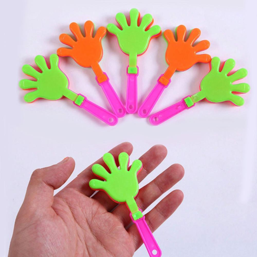 10Pcs Mini Hand Clappers Noisemakers Cheering for Sporting Events Game Day Birthday Party Favors
